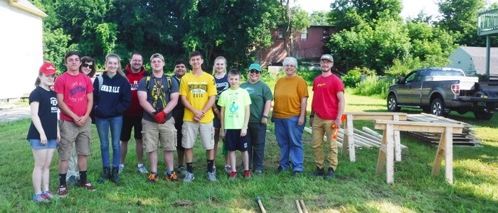 YouthWorks at Work in Rutland! New Fence Installed at 113 Library Ave